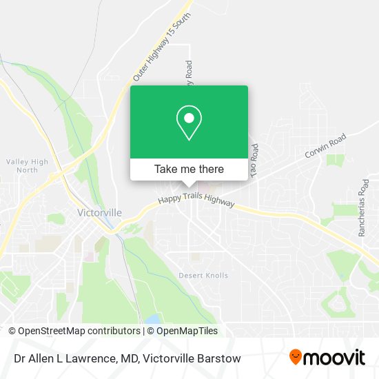 Dr Allen L Lawrence, MD map