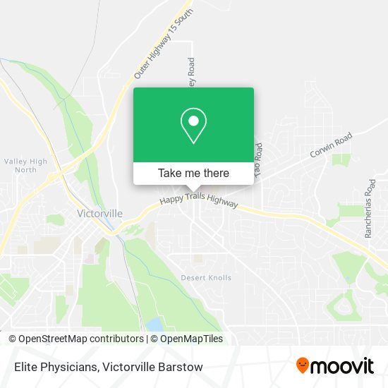 Elite Physicians map