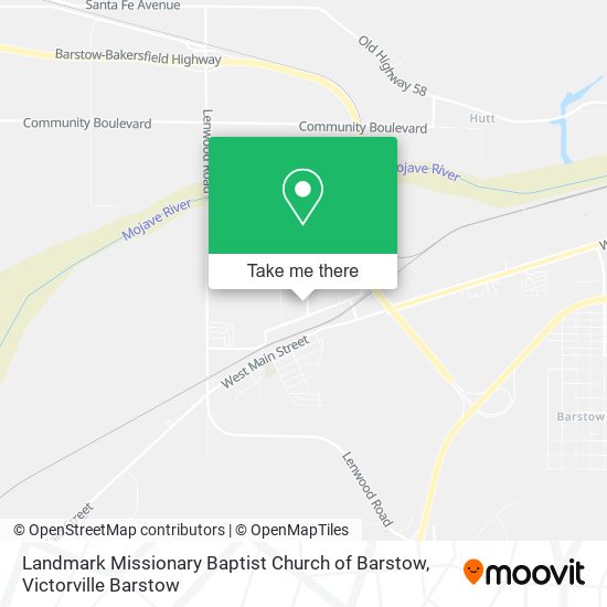 Mapa de Landmark Missionary Baptist Church of Barstow
