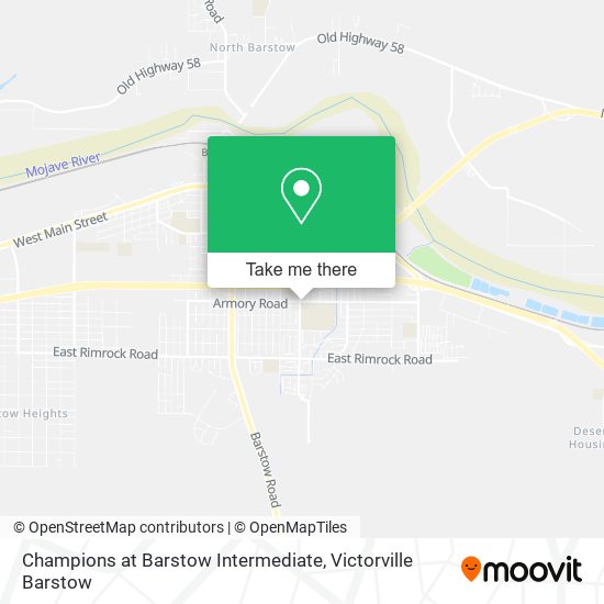 Mapa de Champions at Barstow Intermediate