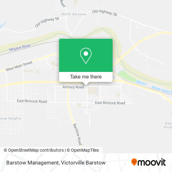 Mapa de Barstow Management