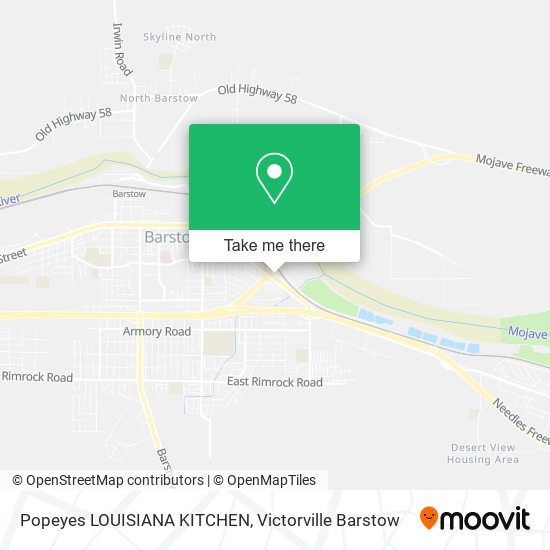 Popeyes LOUISIANA KITCHEN map