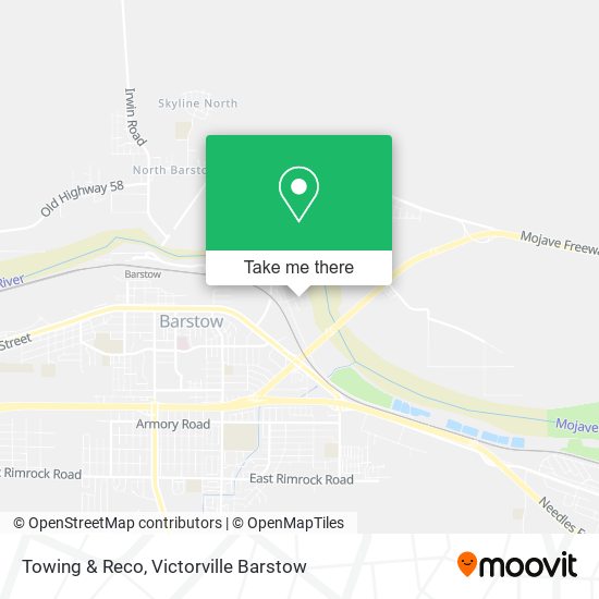 Towing & Reco map