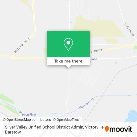 Silver Valley Unified School District Admin map