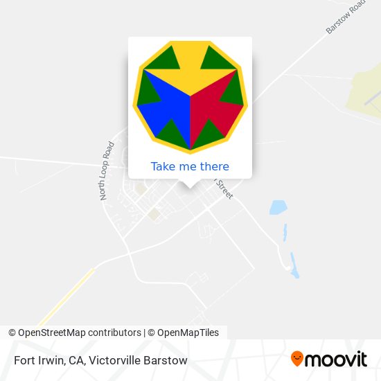 Fort Irwin, CA map