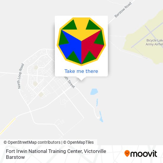 Fort Irwin National Training Center map