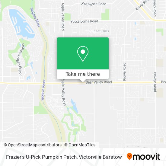 Frazier's U-Pick Pumpkin Patch map