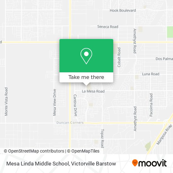 Mesa Linda Middle School map