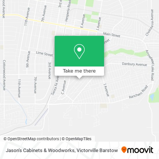 Mapa de Jason's Cabinets & Woodworks