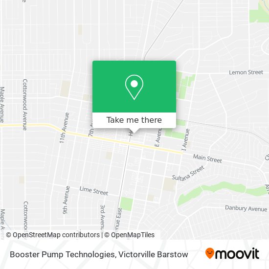 Booster Pump Technologies map