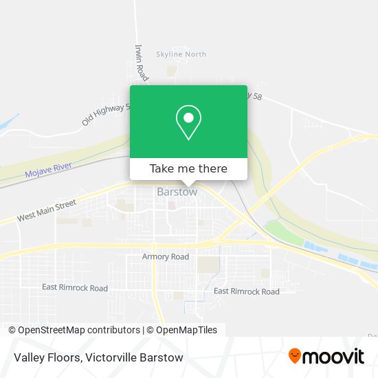 Valley Floors map