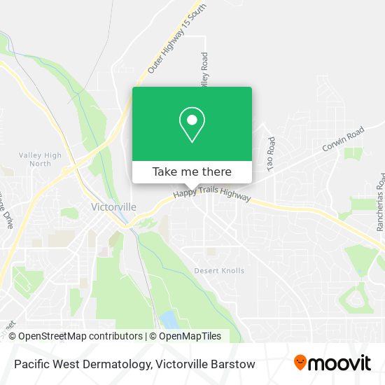 Mapa de Pacific West Dermatology