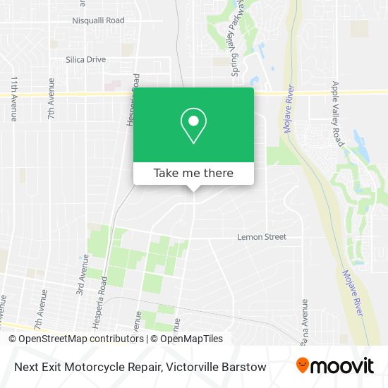 Next Exit Motorcycle Repair map