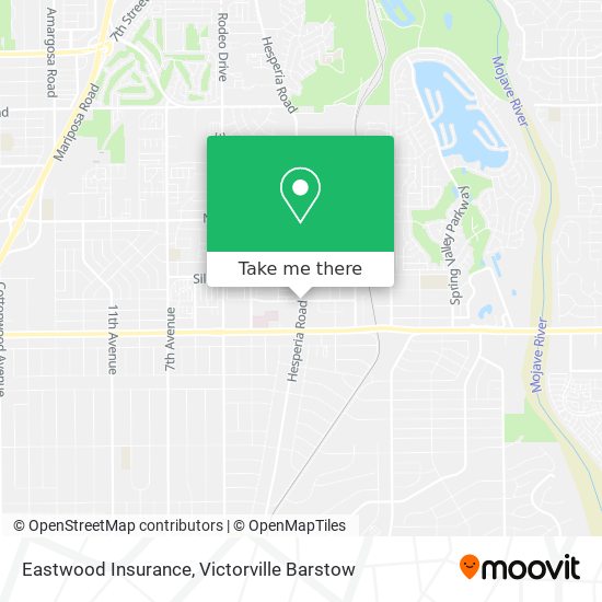 Eastwood Insurance map