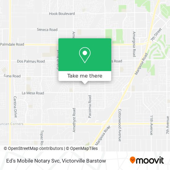 Ed's Mobile Notary Svc map