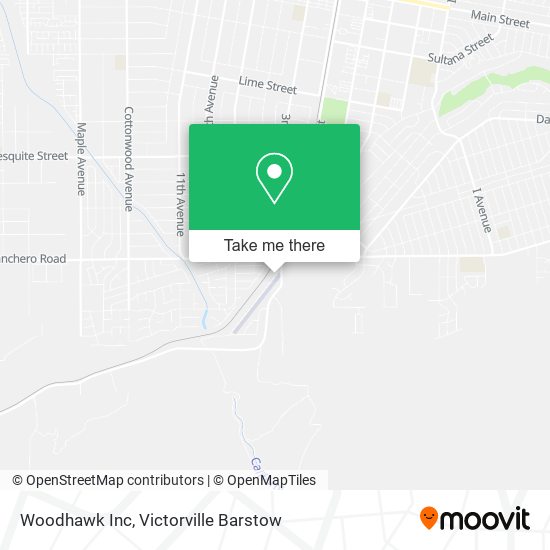 Woodhawk Inc map