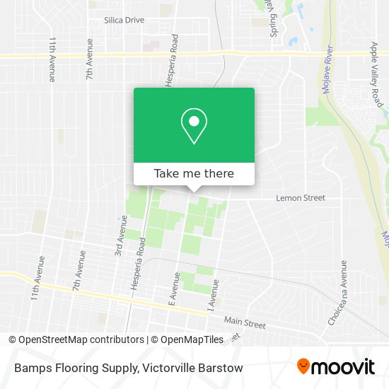 Bamps Flooring Supply map