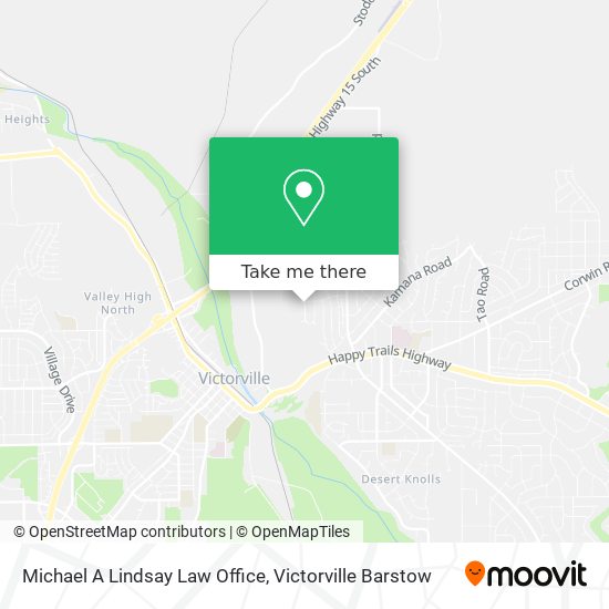Michael A Lindsay Law Office map