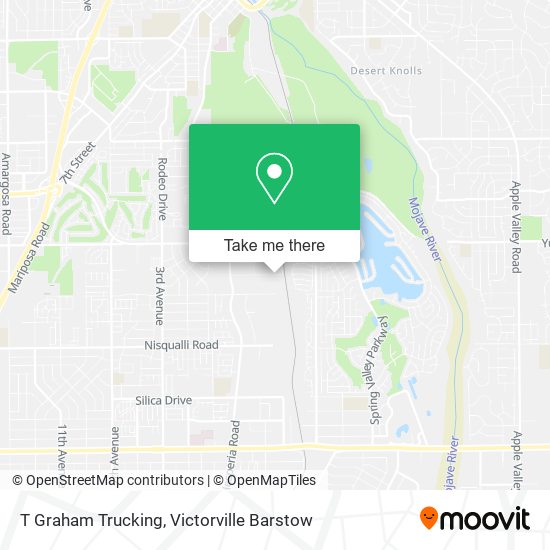 T Graham Trucking map