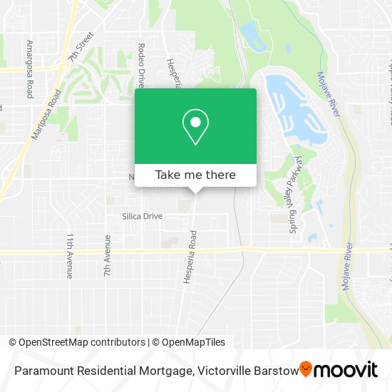 Paramount Residential Mortgage map