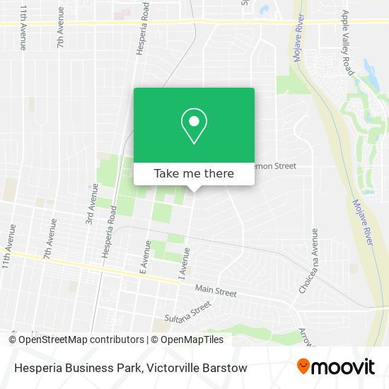 Hesperia Business Park map