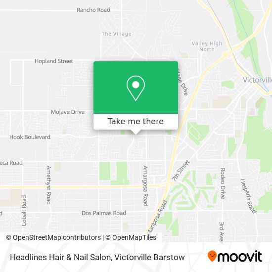 Headlines Hair & Nail Salon map