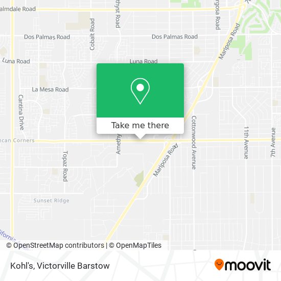 Kohl's map