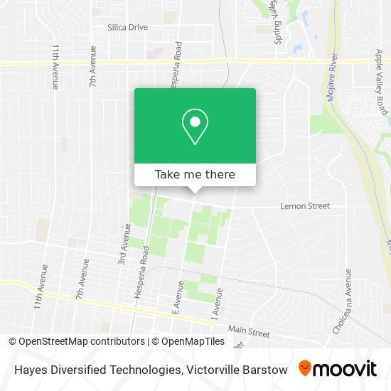 Hayes Diversified Technologies map