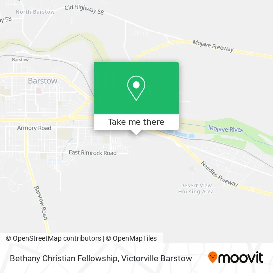 Mapa de Bethany Christian Fellowship