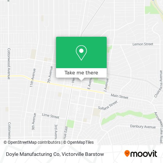 Doyle Manufacturing Co map