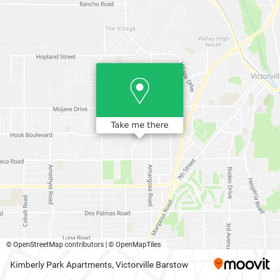 Kimberly Park Apartments map