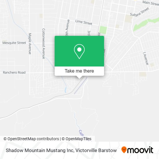 Shadow Mountain Mustang Inc map