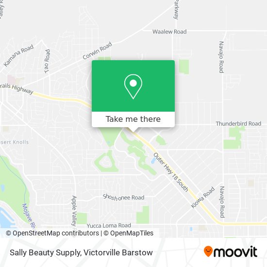 Mapa de Sally Beauty Supply