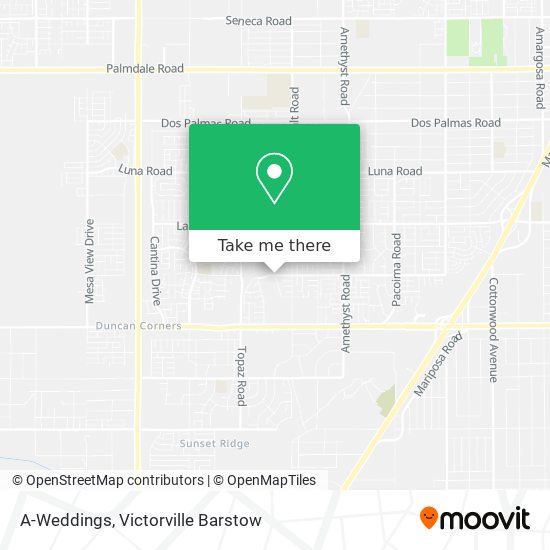 A-Weddings map