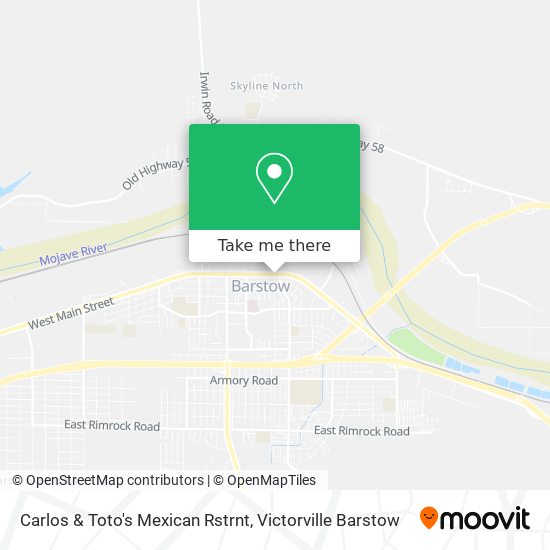 Mapa de Carlos & Toto's Mexican Rstrnt