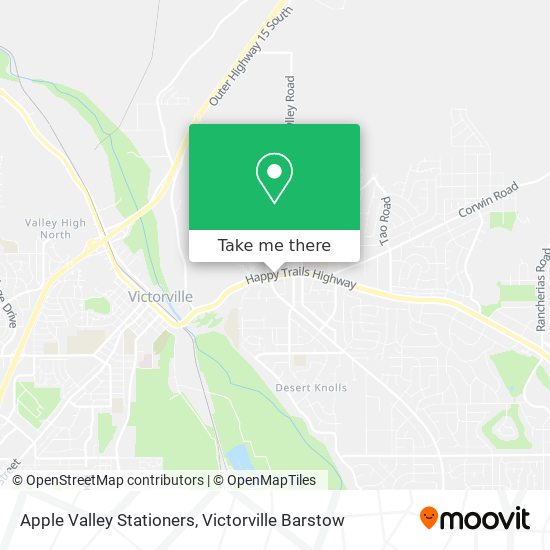 Mapa de Apple Valley Stationers