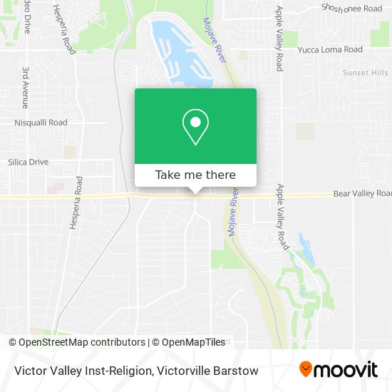 Victor Valley Inst-Religion map