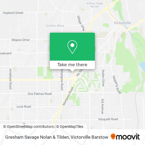 Gresham Savage Nolan & Tilden map