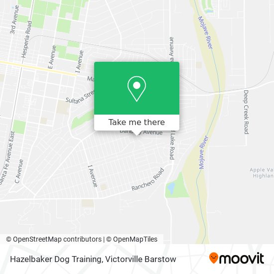 Mapa de Hazelbaker Dog Training