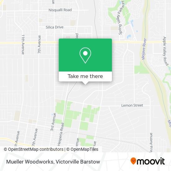 Mueller Woodworks map