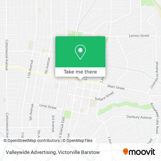 Mapa de Valleywide Advertising