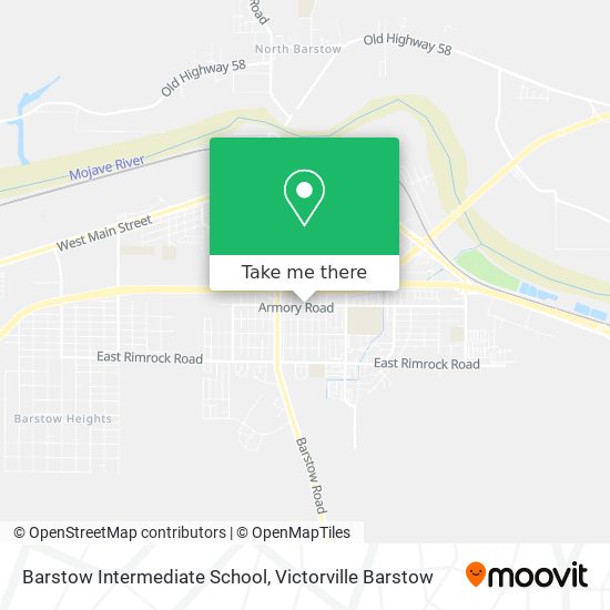 Mapa de Barstow Intermediate School