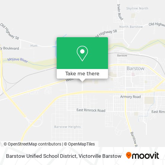 Barstow Unified School District map