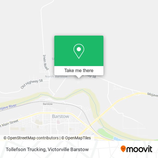 Tollefson Trucking map