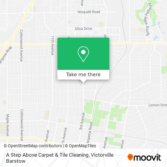 Mapa de A Step Above Carpet & Tile Cleaning