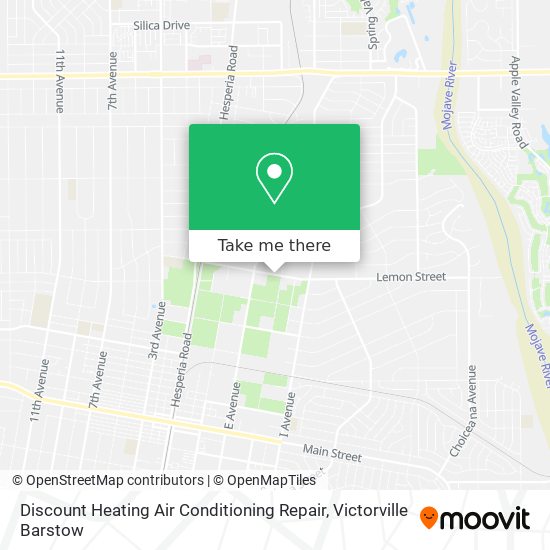 Discount Heating Air Conditioning Repair map