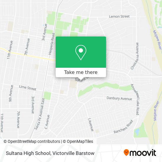 Sultana High School map