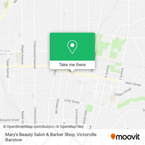 Mapa de Mary's Beauty Salon & Barber Shop