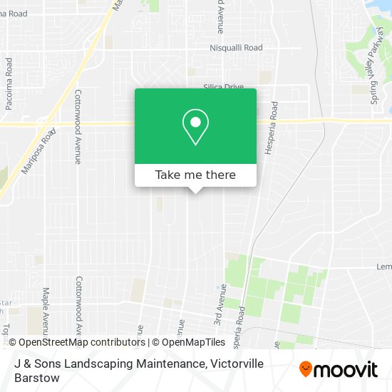 J & Sons Landscaping Maintenance map