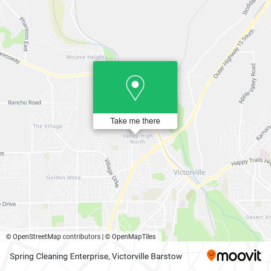 Mapa de Spring Cleaning Enterprise